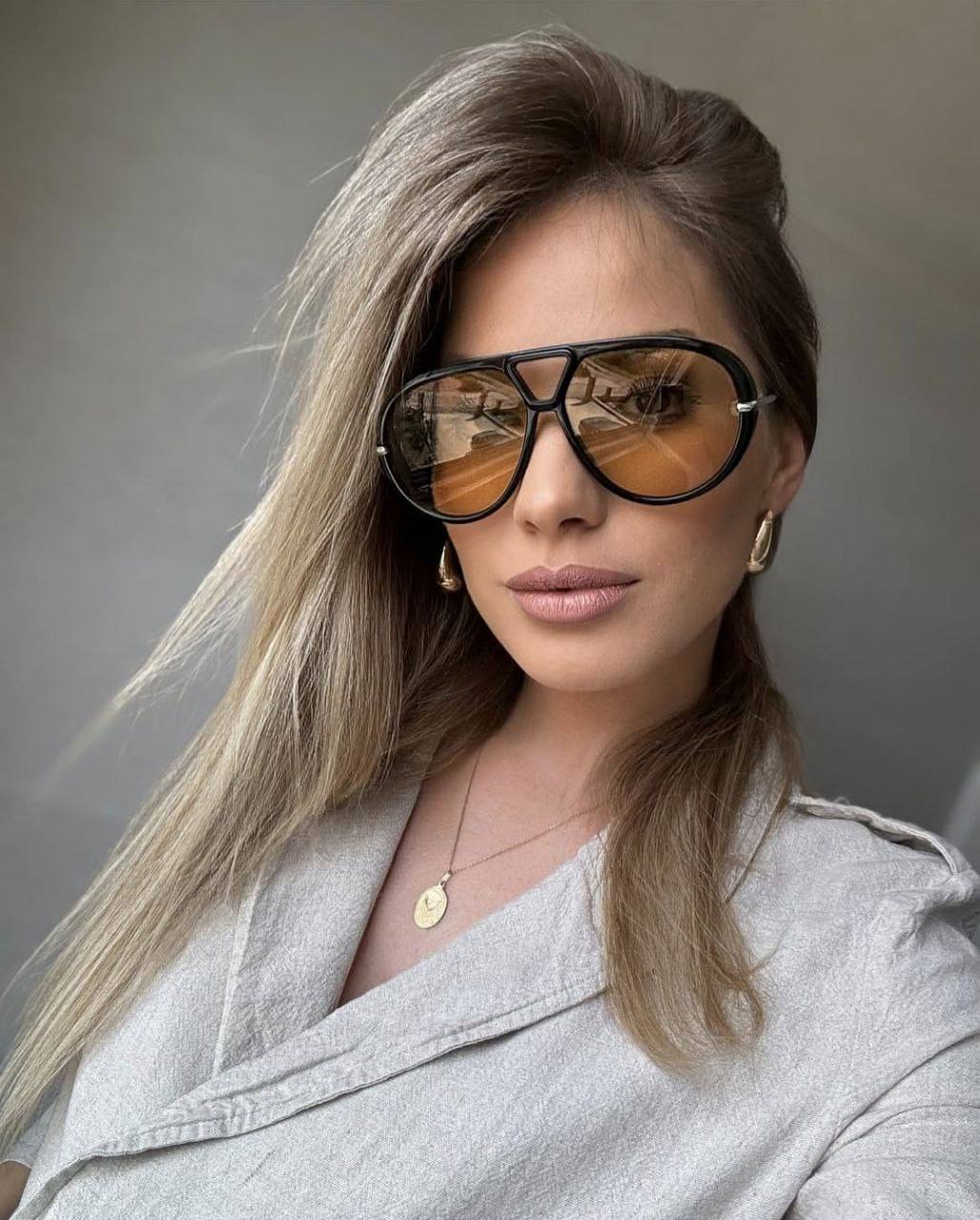 Retro Aviator Oversized