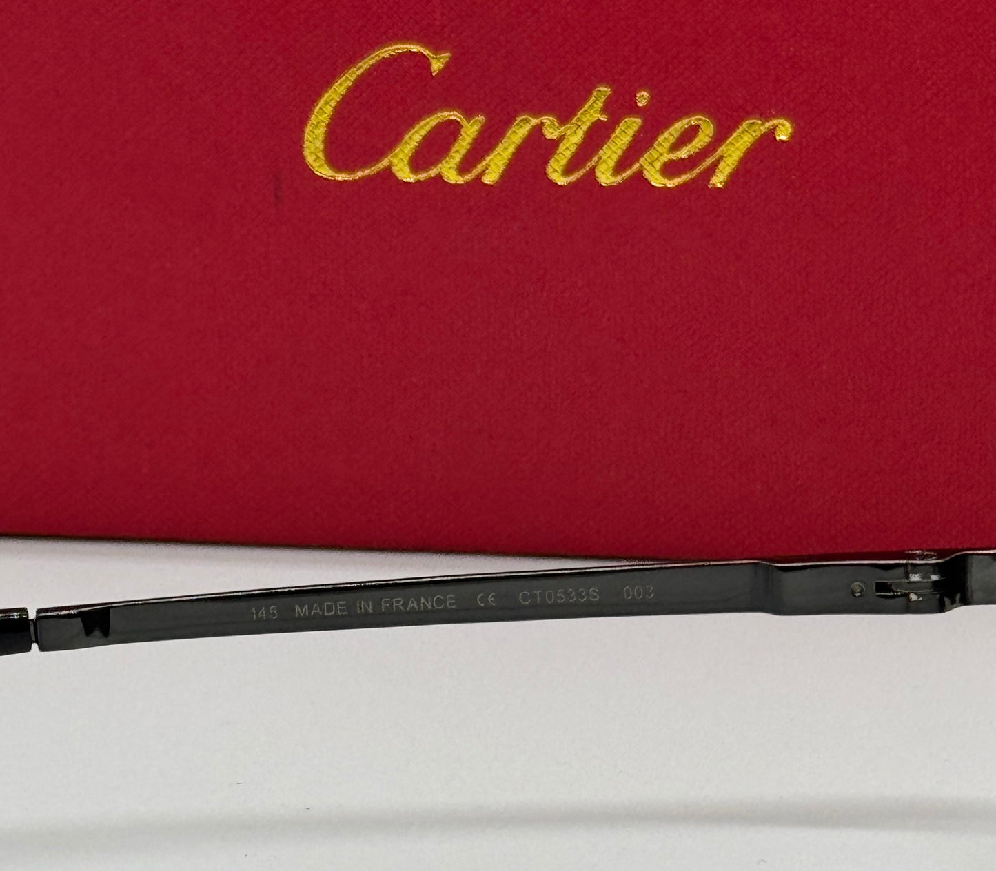 Cartier Santos Titanium CT0533S Black x Silver