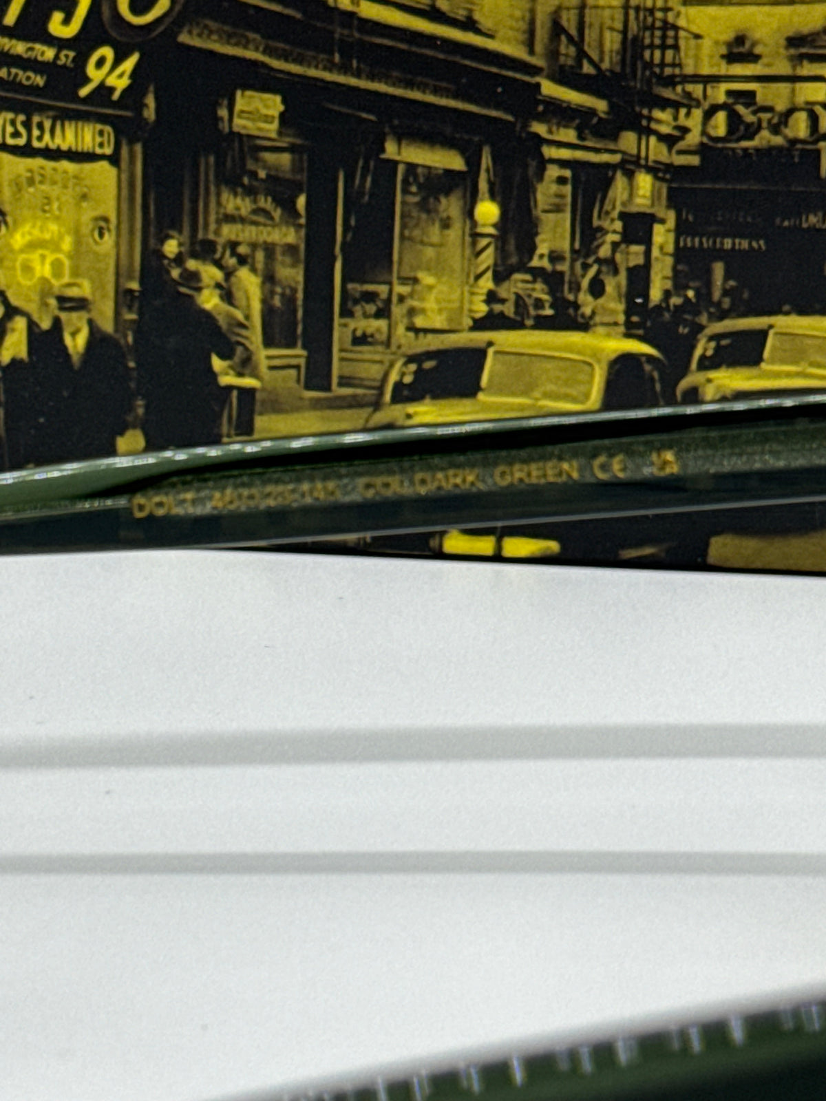 Moscot Dolt Dark Green Amber