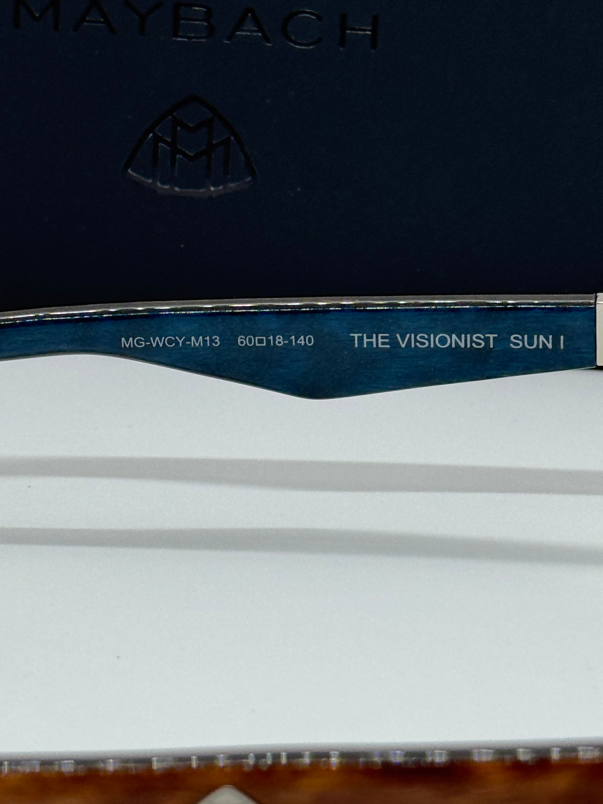 Maybach The Visionist Sun 1 Silver Rimless Frame