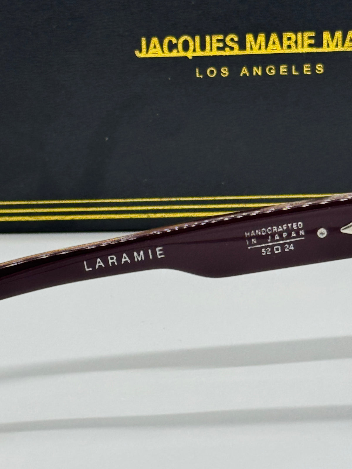 Jacques Marie Mage LARAMIE Maroon Frame