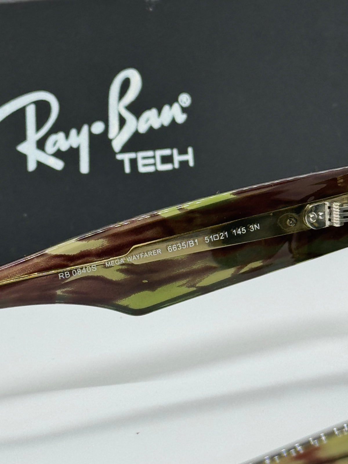 Ray-Ban Mega Wayfarer RB 0840S Olive Camouflage Shade