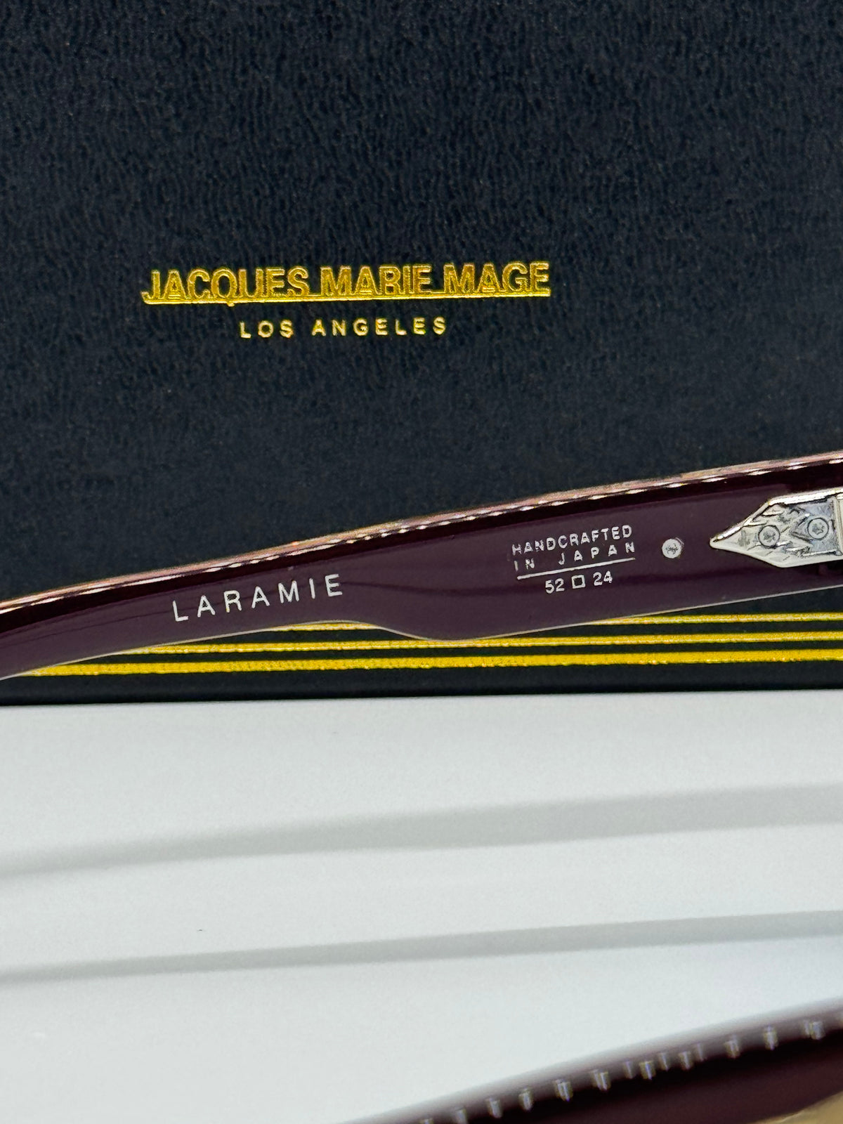 Jacques Marie Mage Laramie Maroon Blue