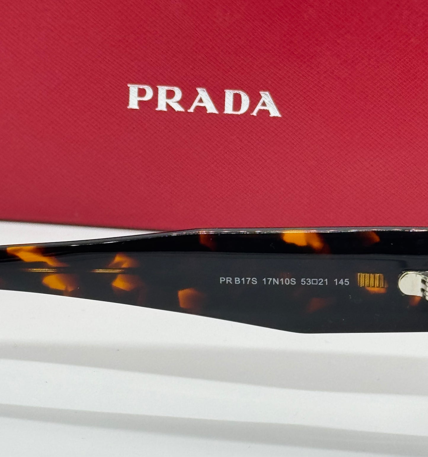 Prada PR17S Rectangle Brown Tortoise