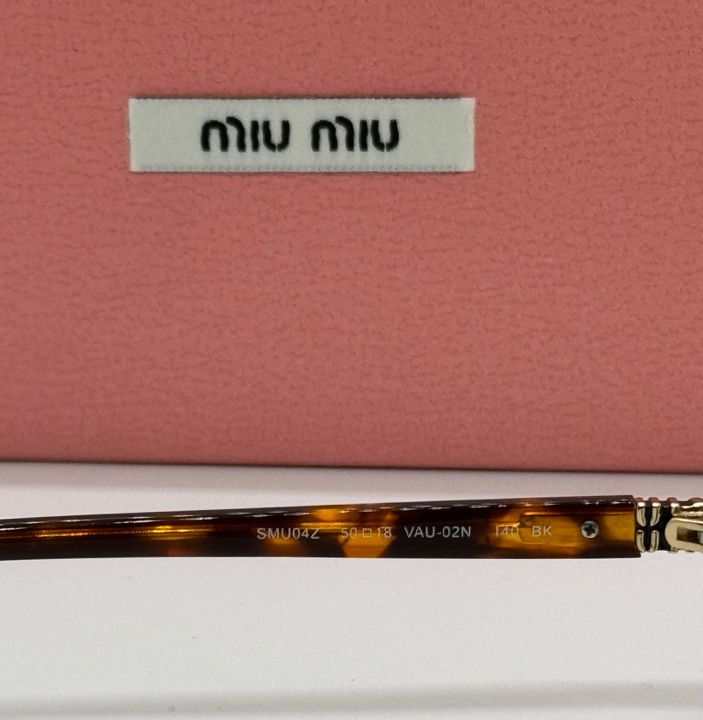 Miu Miu SMU04Z Tortoise Oval Frame