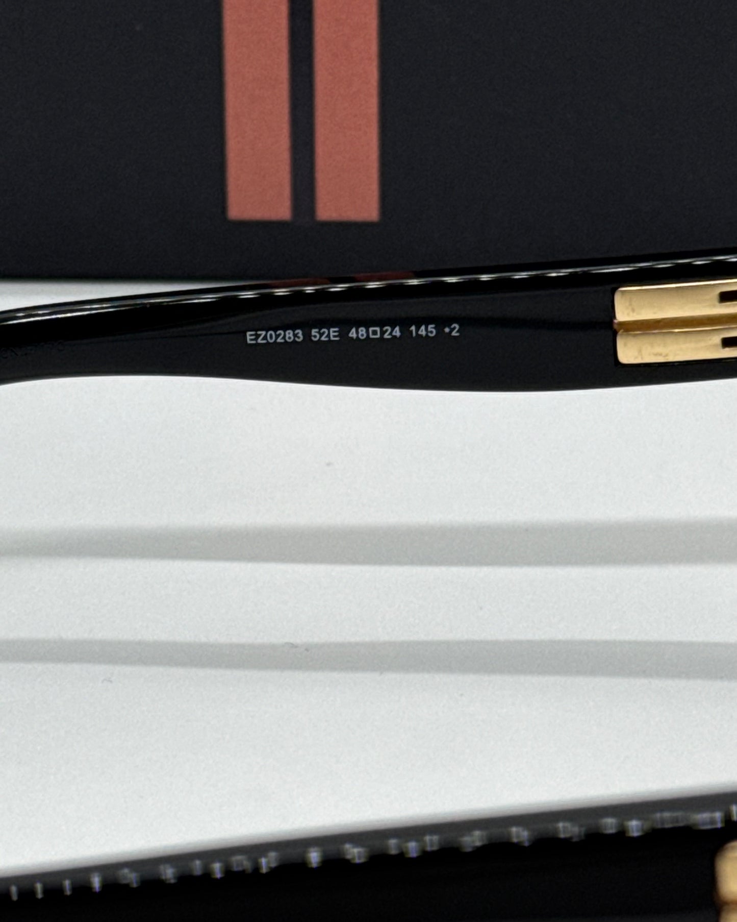 Zegna EZ0283 Black x Gold