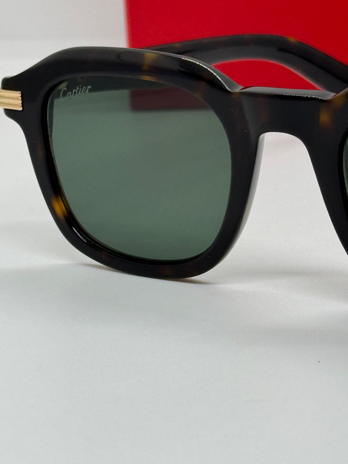 Cartier Premiere CT0536S Olive Tortoise