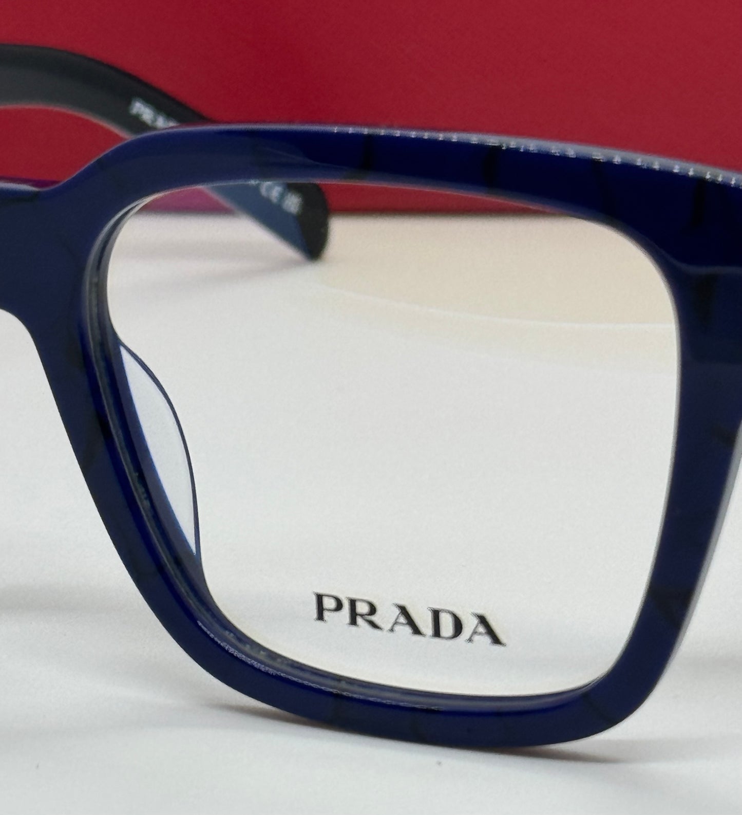 Prada PR 08Z Marble Navy Blue Frame