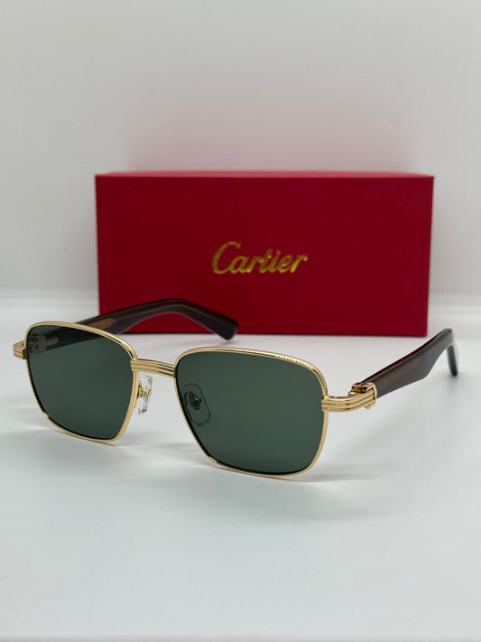 Cartier CT0538S Olive x Gold