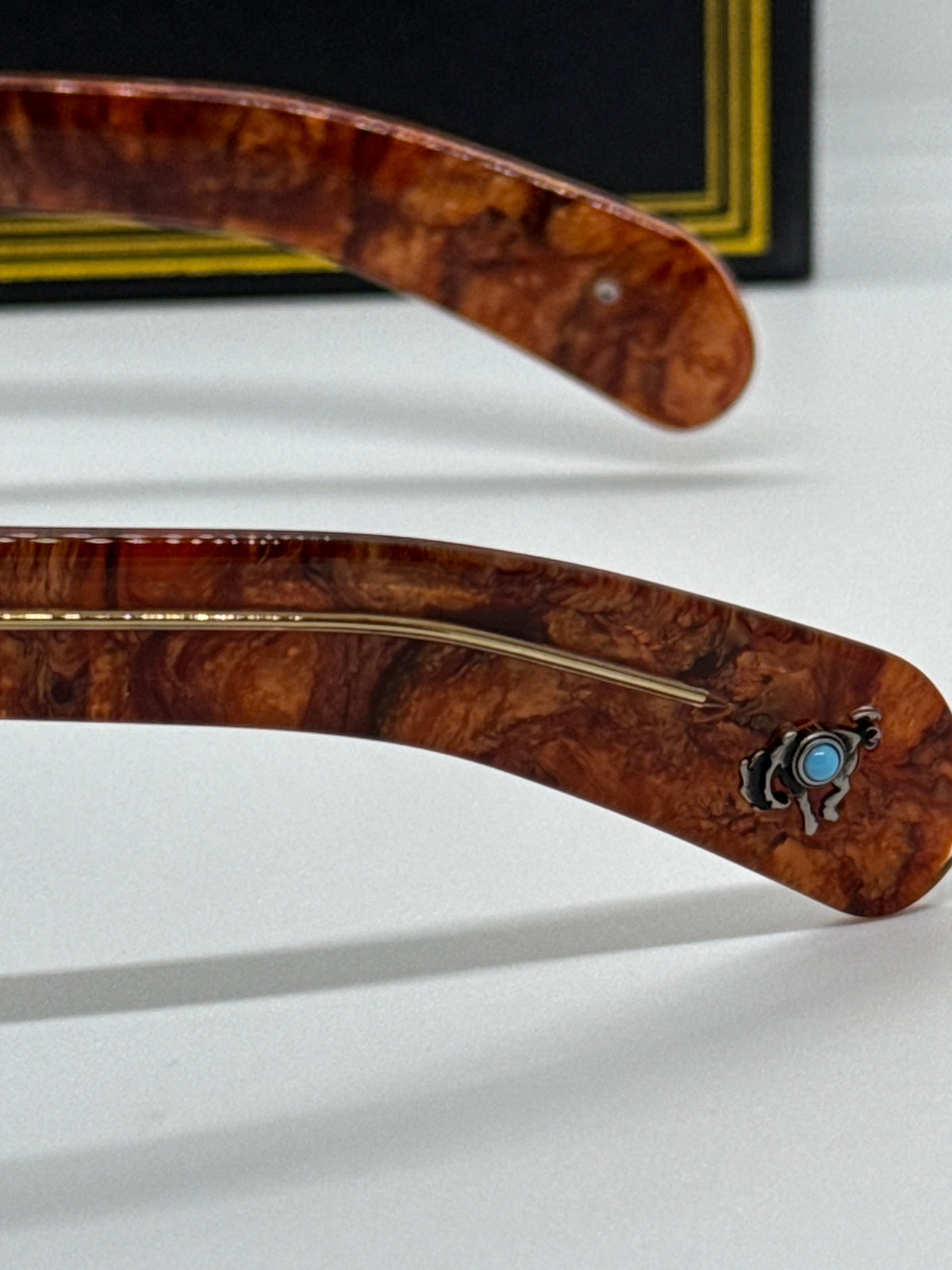 Jacques Marie Mage Sterett Fire Horn Frame