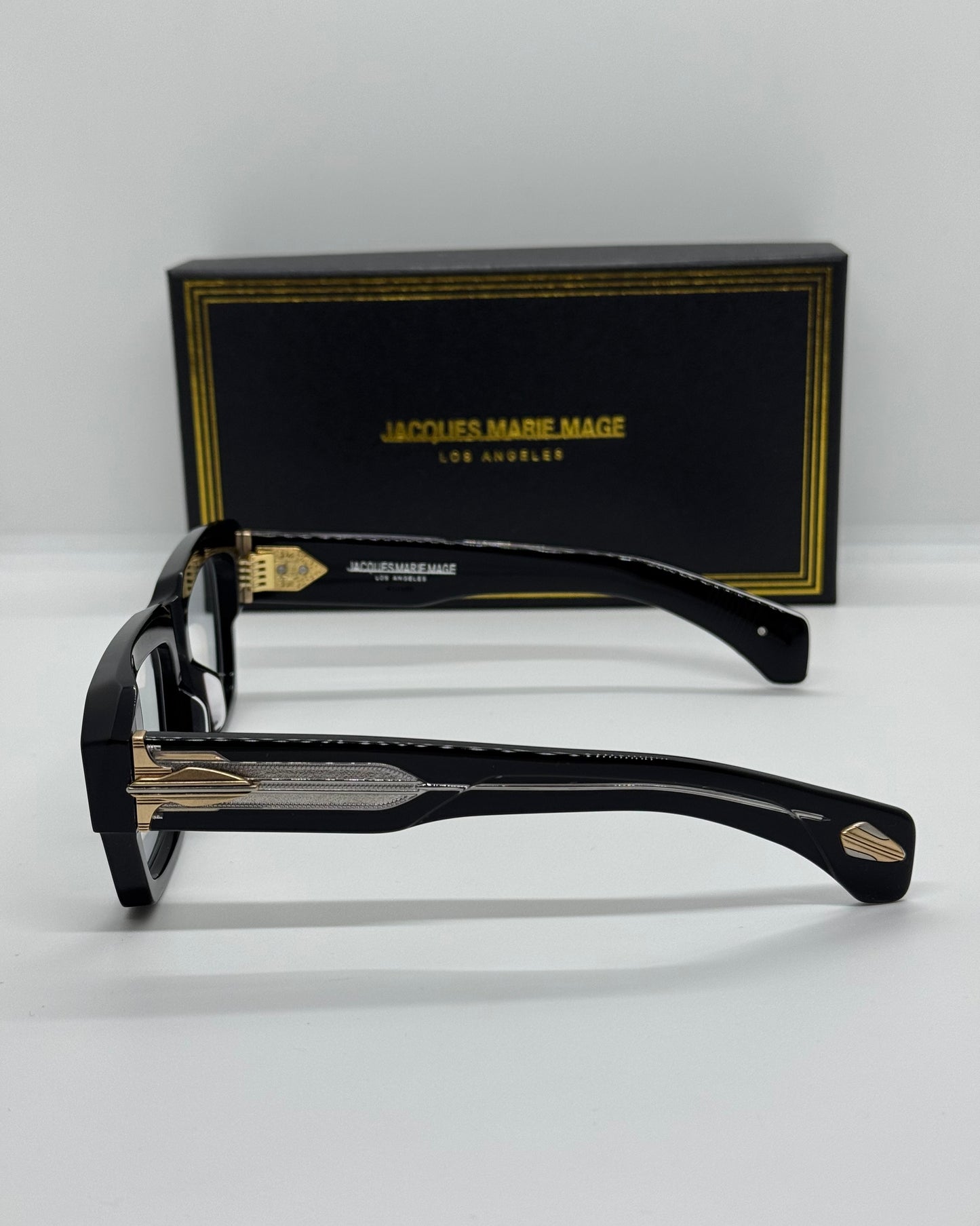 Jacques Marie Mage Dakota Black x Gold Frame