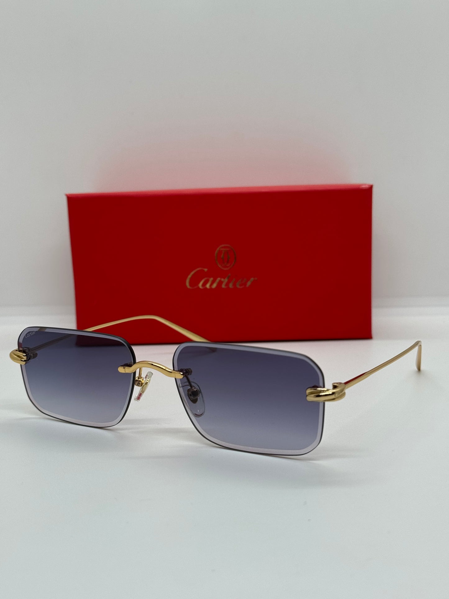 Cartier C Decor Rimless Rectangle Gradient