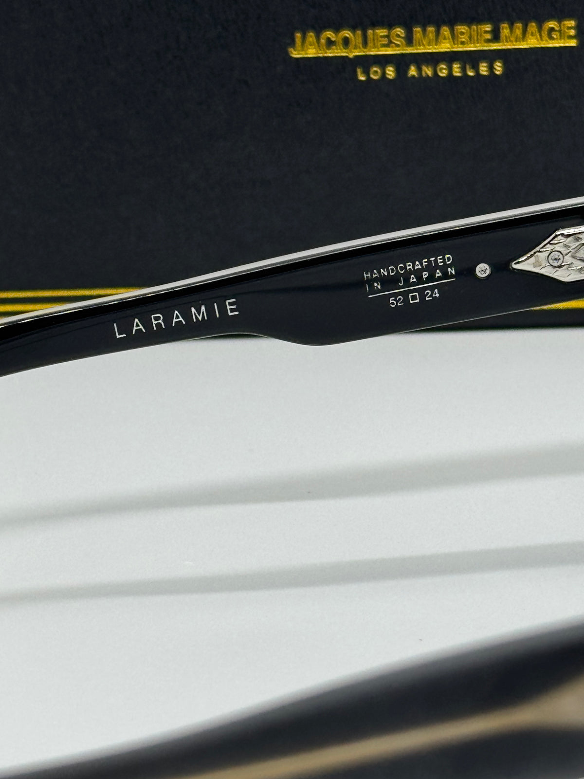 Jacques Marie Mage Laramie Matte Black Frame