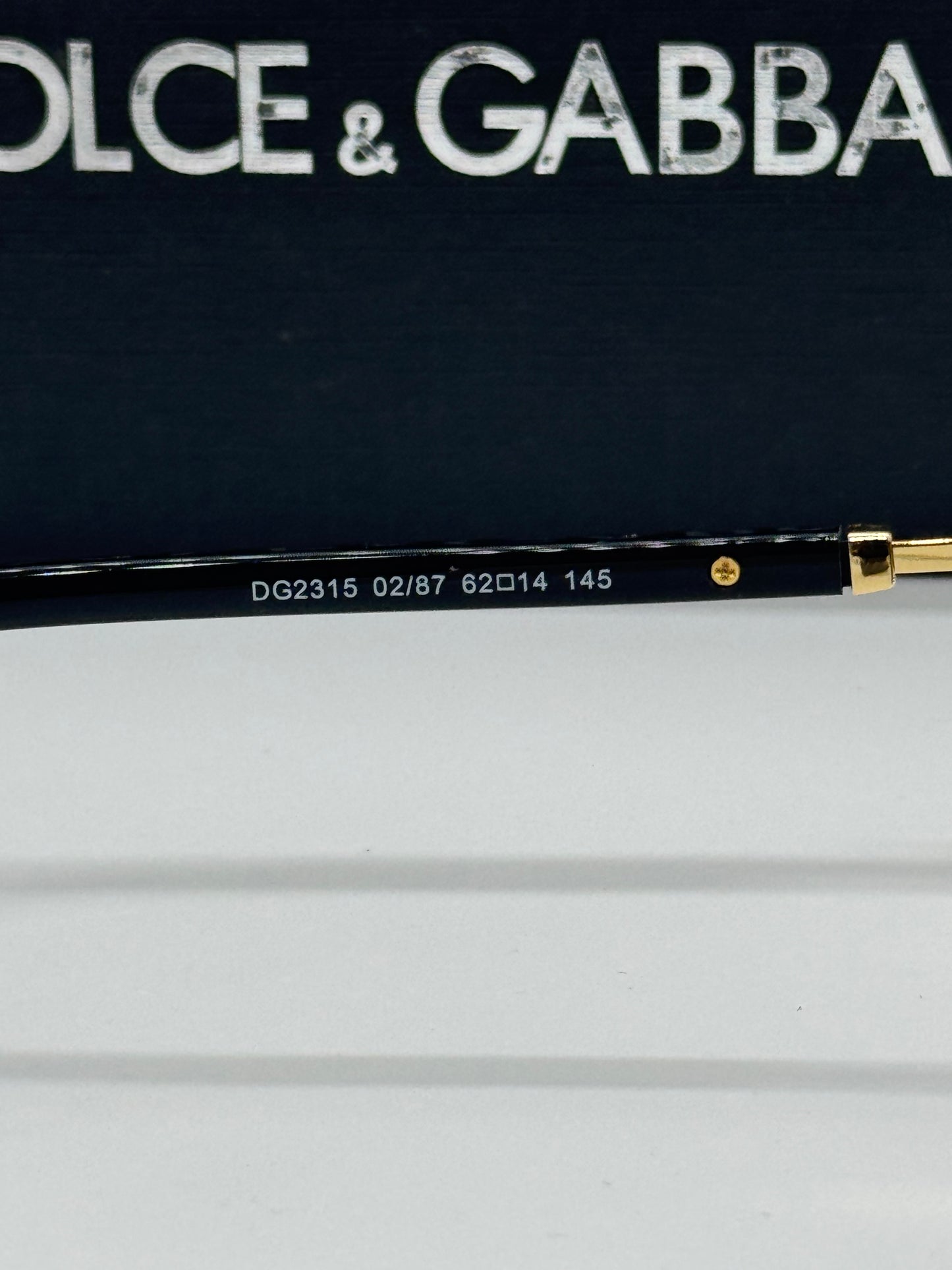 Dolce & Gabbana DG2315 Pilot Black x Gold