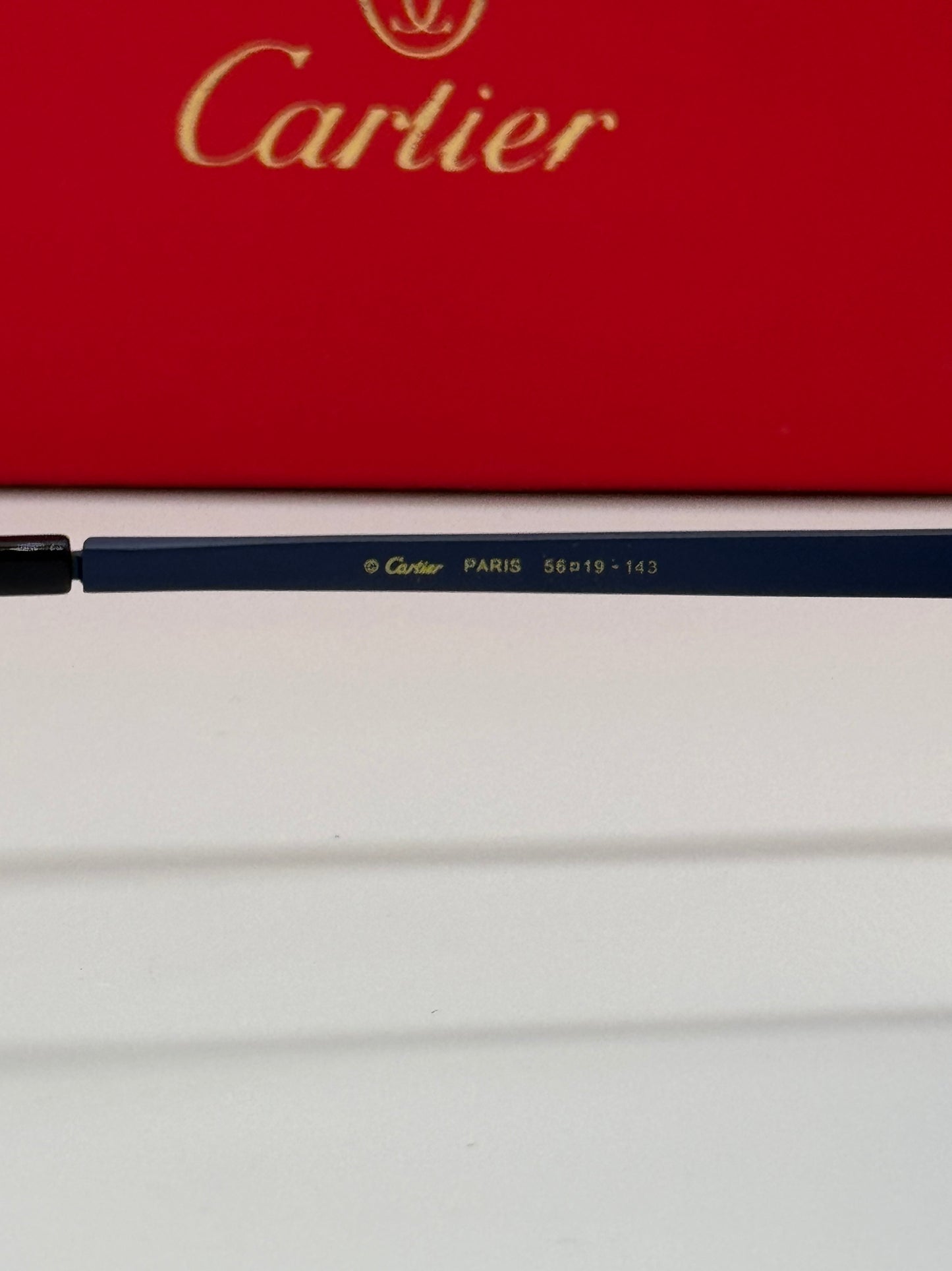 Cartier De Santos Aviator CT0639S Navy Blue