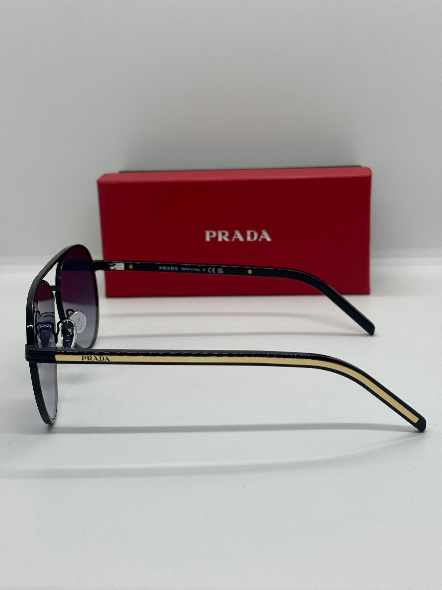 Prada PR B57S Pilot Aviator Black