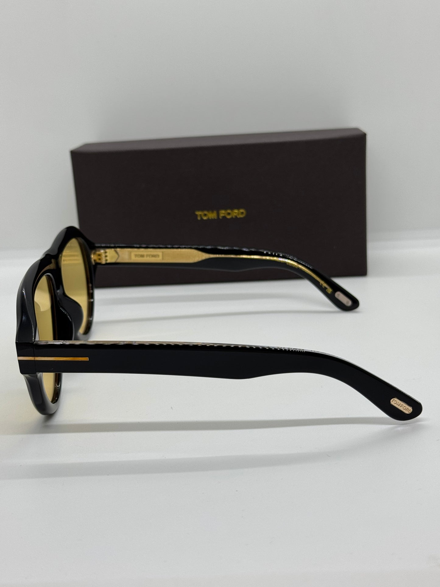 Tom Ford Icon Pilot TF1225 Yellow Zeiss Lenses