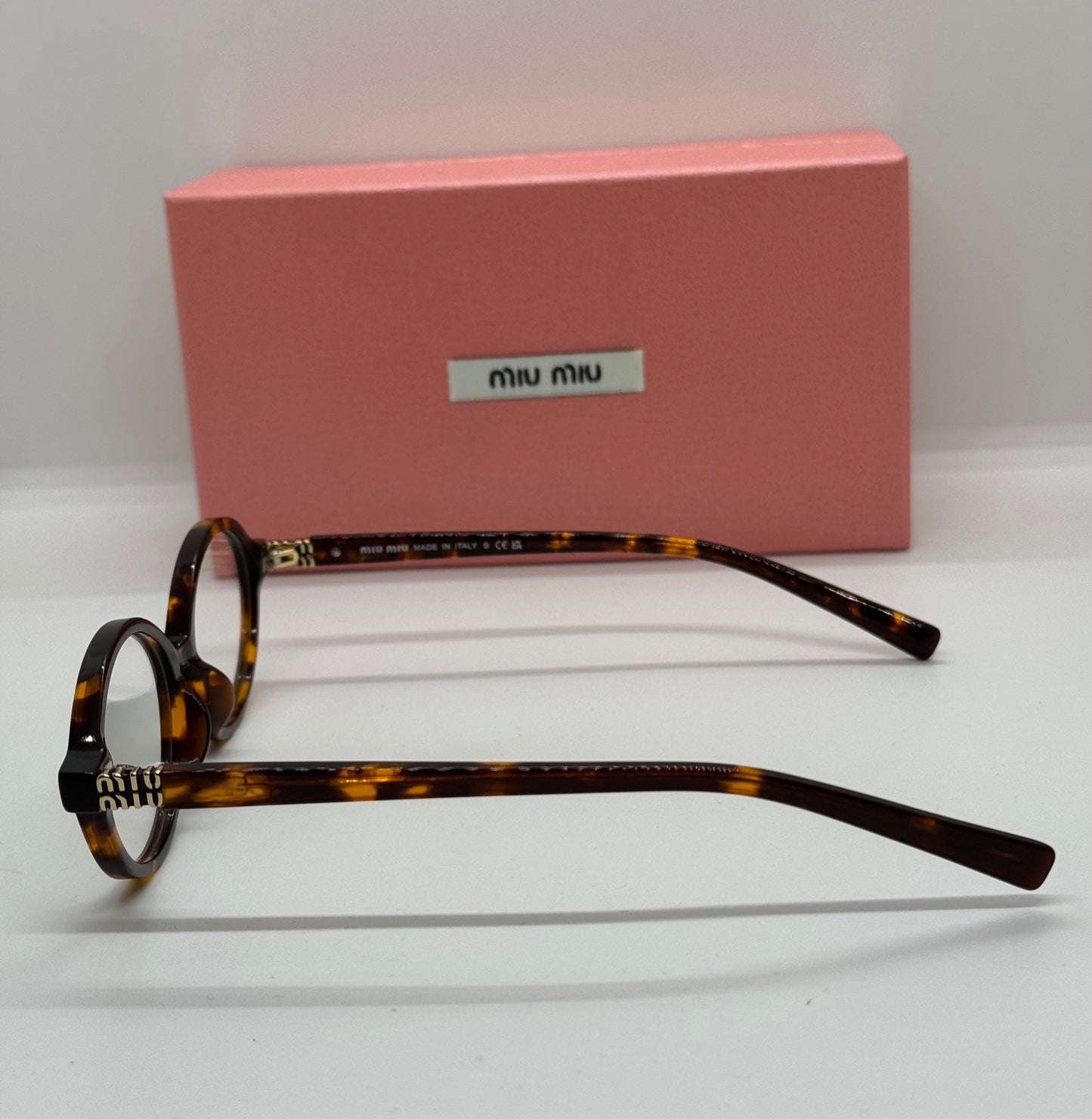 Miu Miu SMU04Z Tortoise Oval Frame