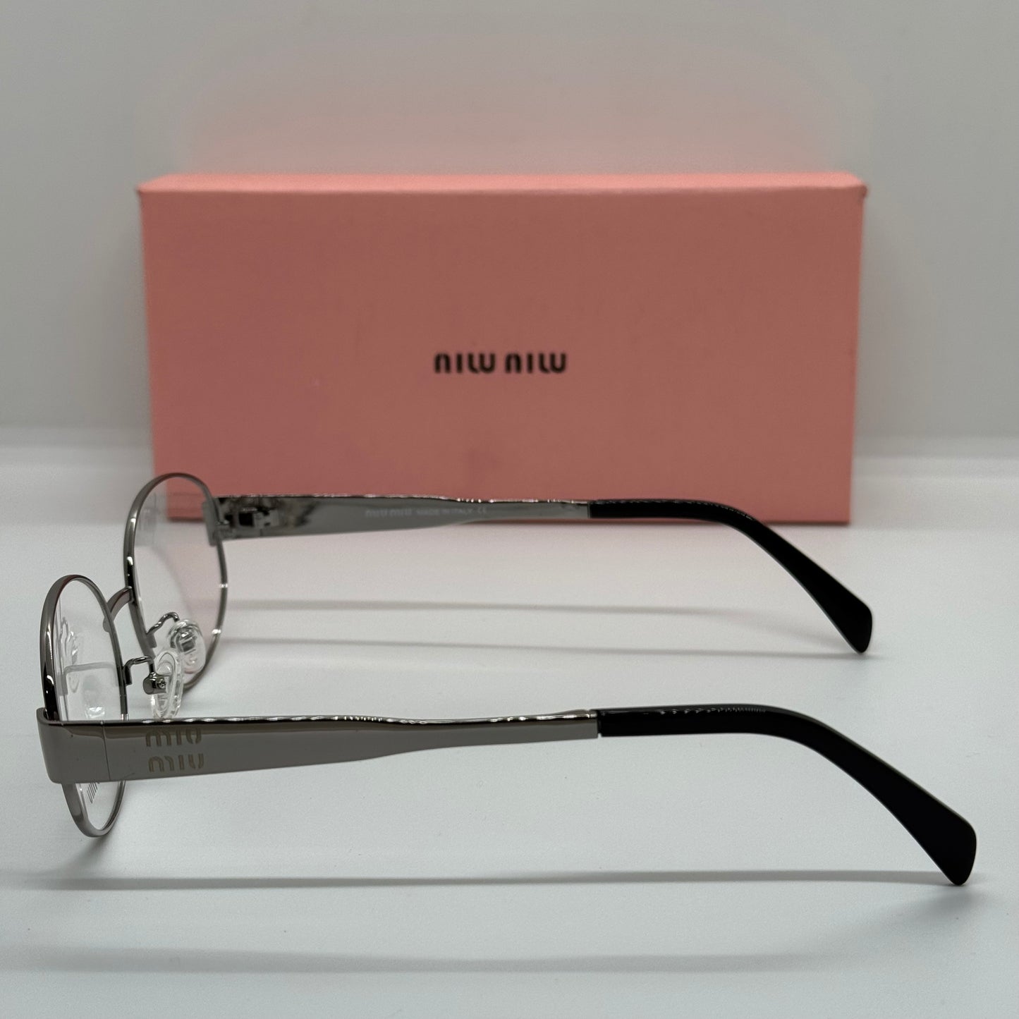 Miu Miu MU54WS Oval Silver