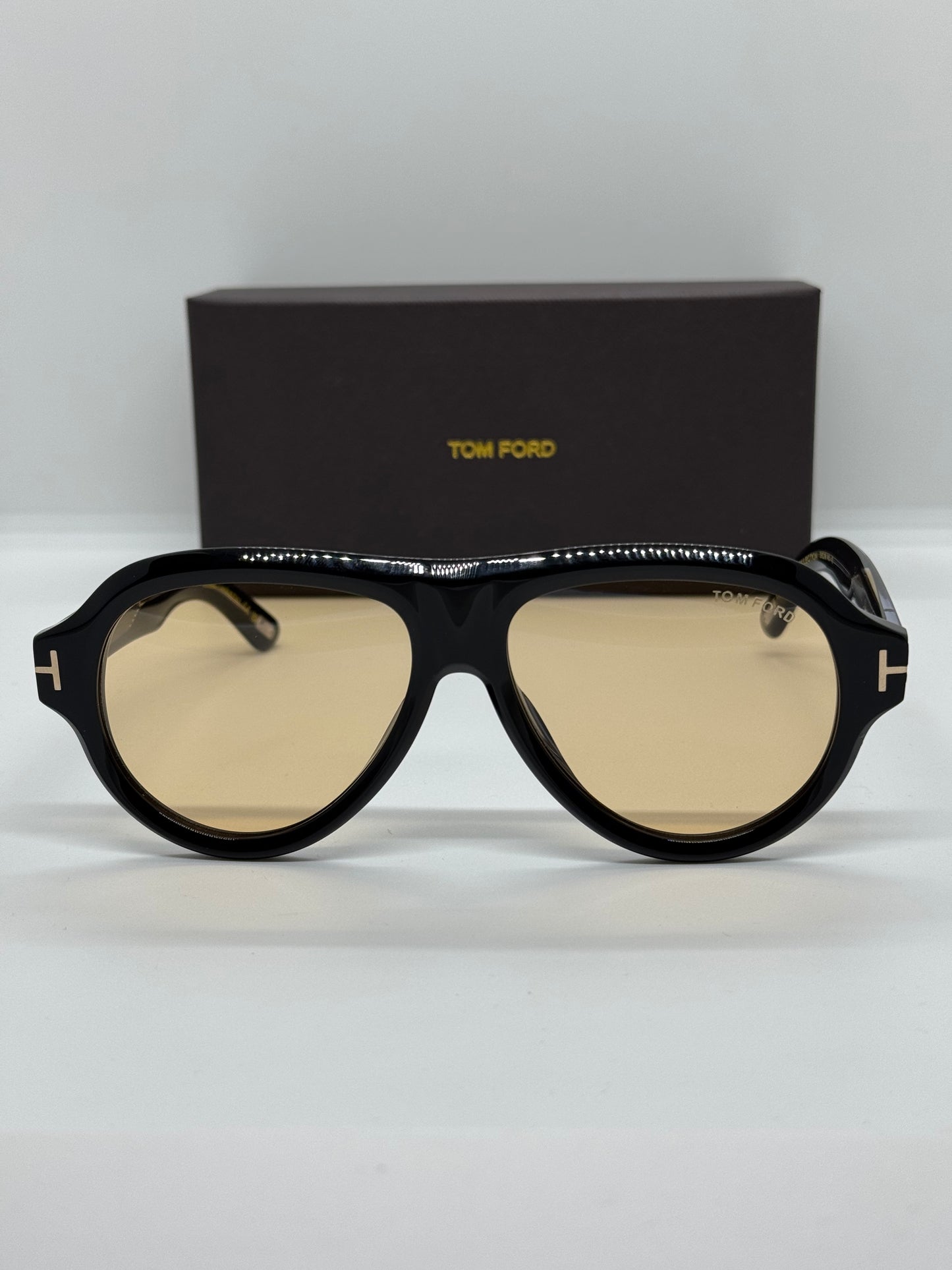 Tom Ford Icon Pilot TF1225 Champagne Zeiss Lenses