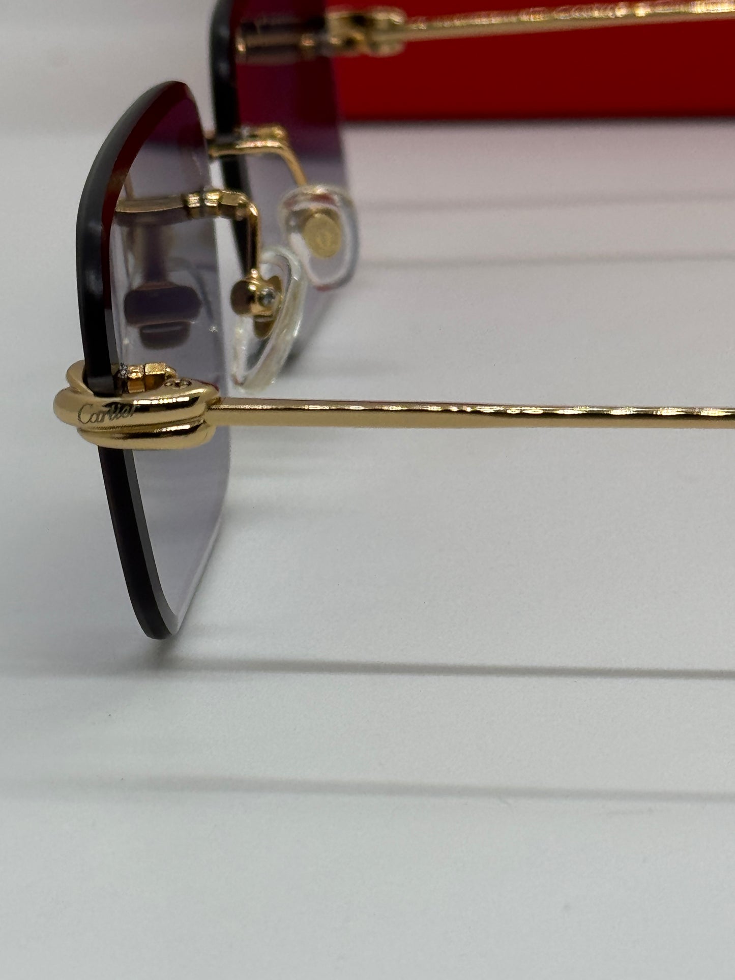Cartier C Decor Rimless Rectangle Gradient