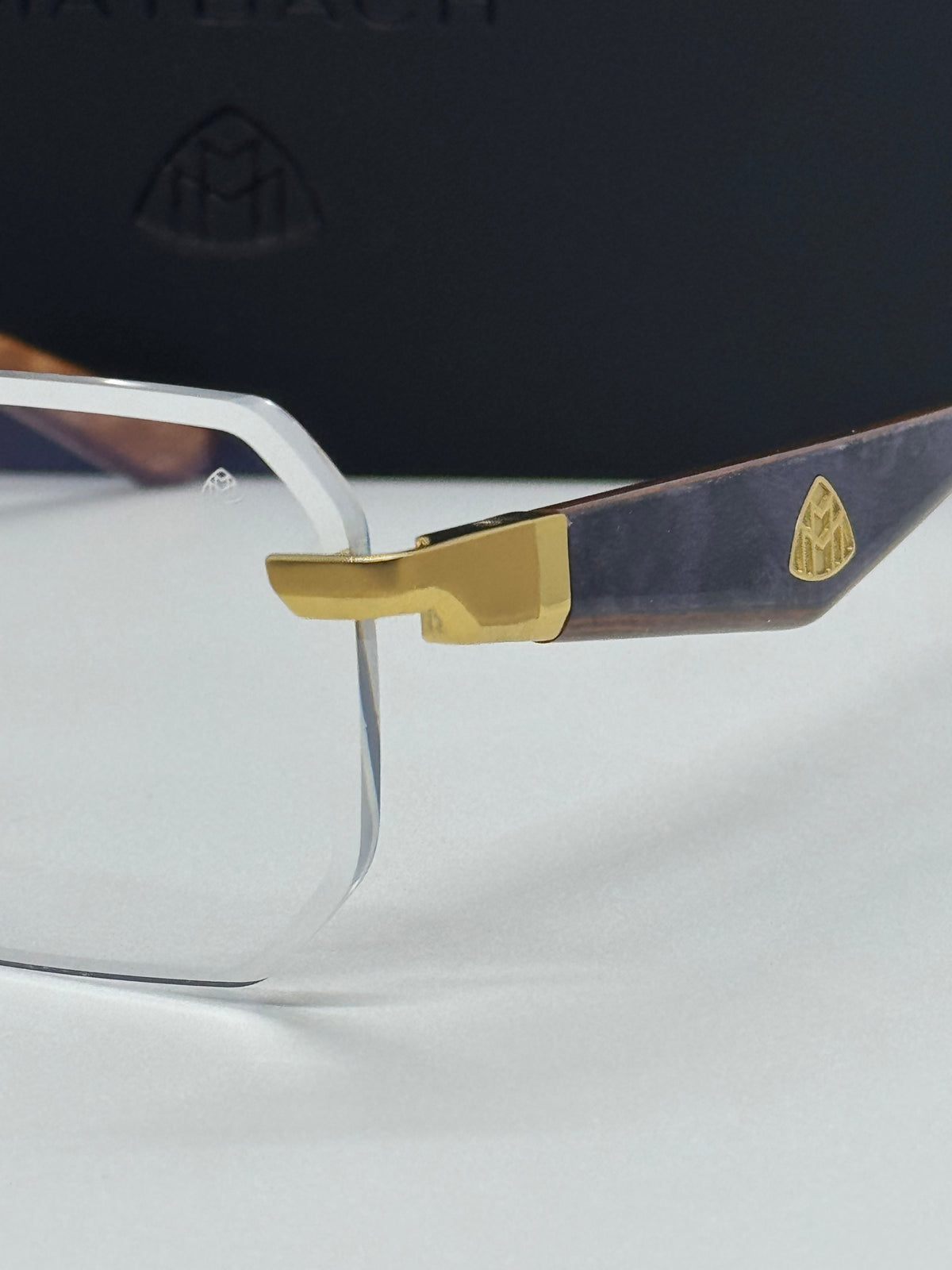 Maybach The Visionist Sun 1 Gold Rimless Frame