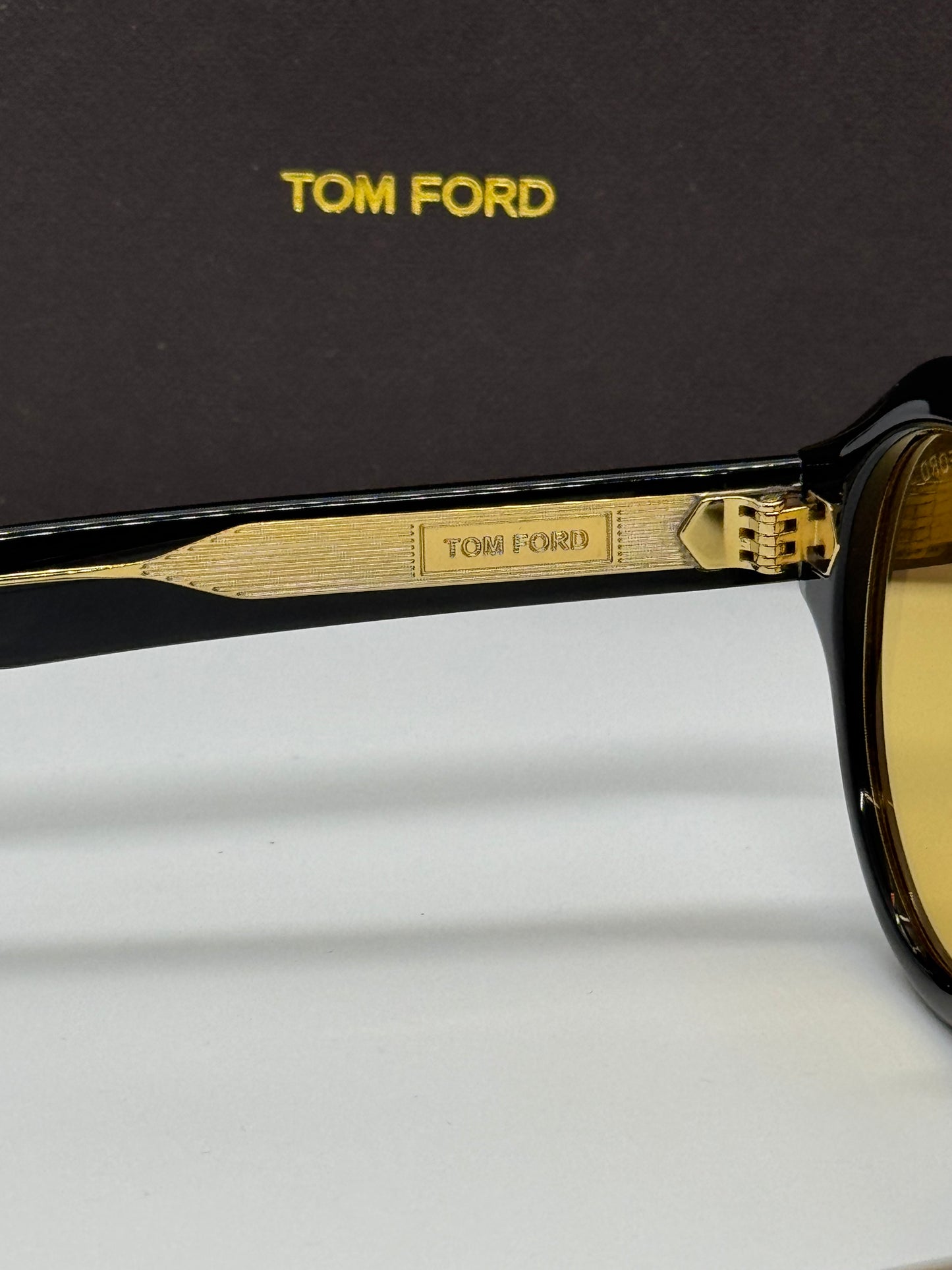 Tom Ford Icon Pilot TF1225 Yellow Zeiss Lenses