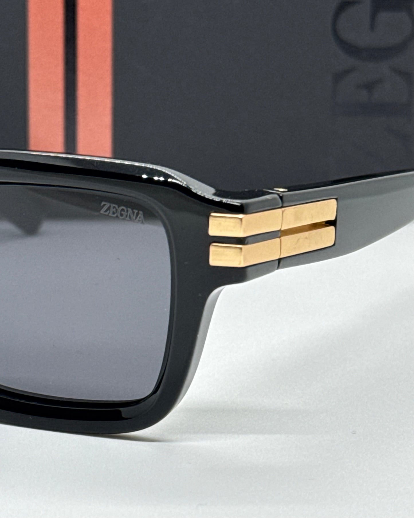 Zegna EZ0283 Black x Gold