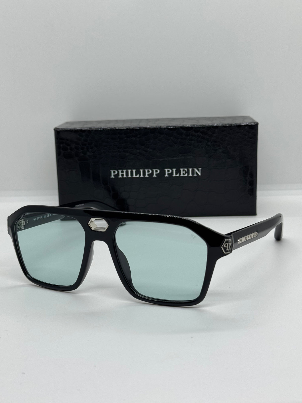 Philipp Plein Brave Shades SPP072M Light Green