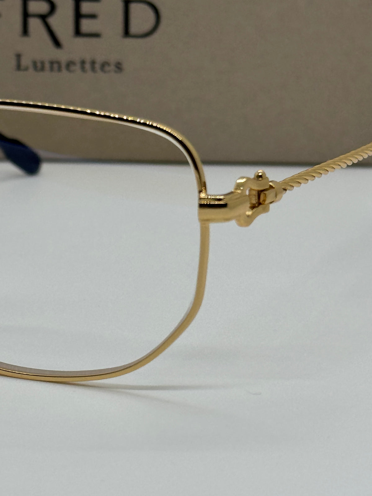 Fred Lunettes Force 10 Gold Frame
