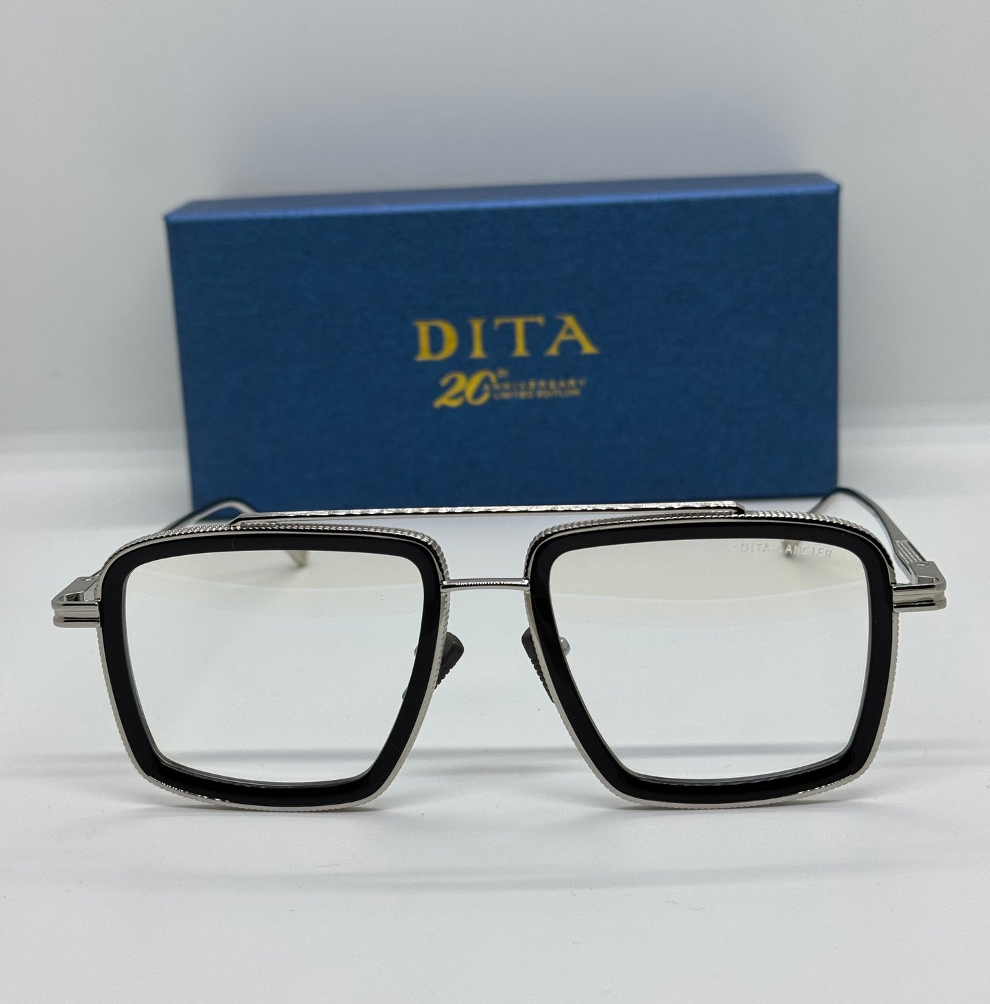 Dita Flight Titanium Black x Silver Frame