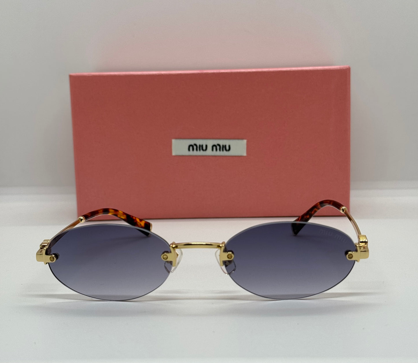 Miu Miu Logo Oval MUA54S Gradient