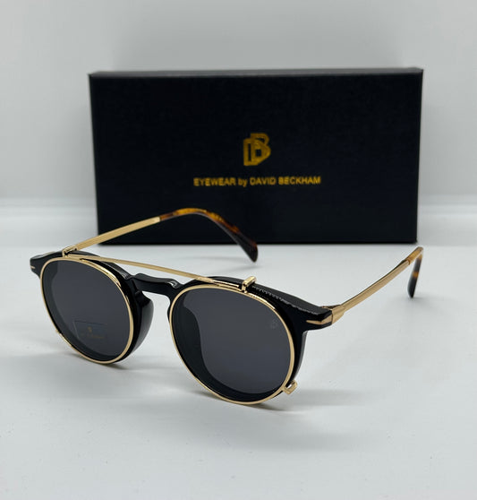 David Beckham 1003 Clip-On Black X Gold