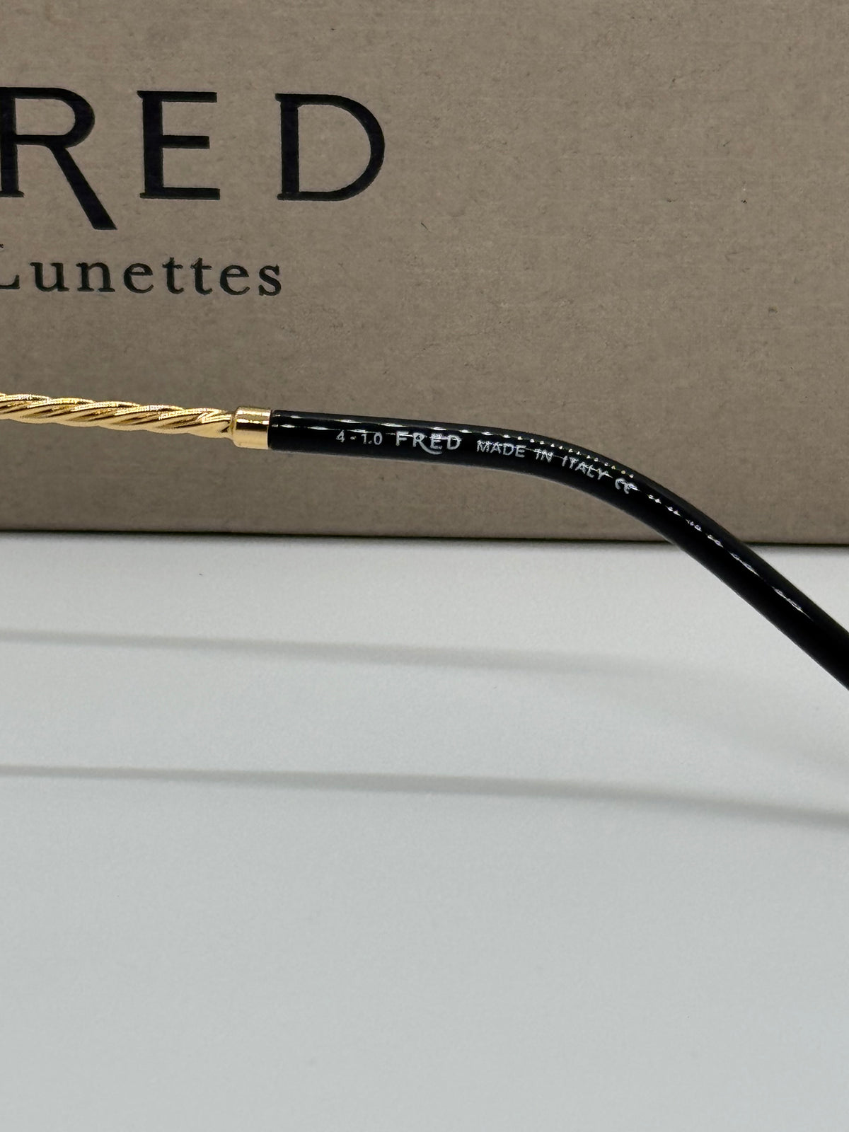 Fred Lunettes Force 10 Gold Frame