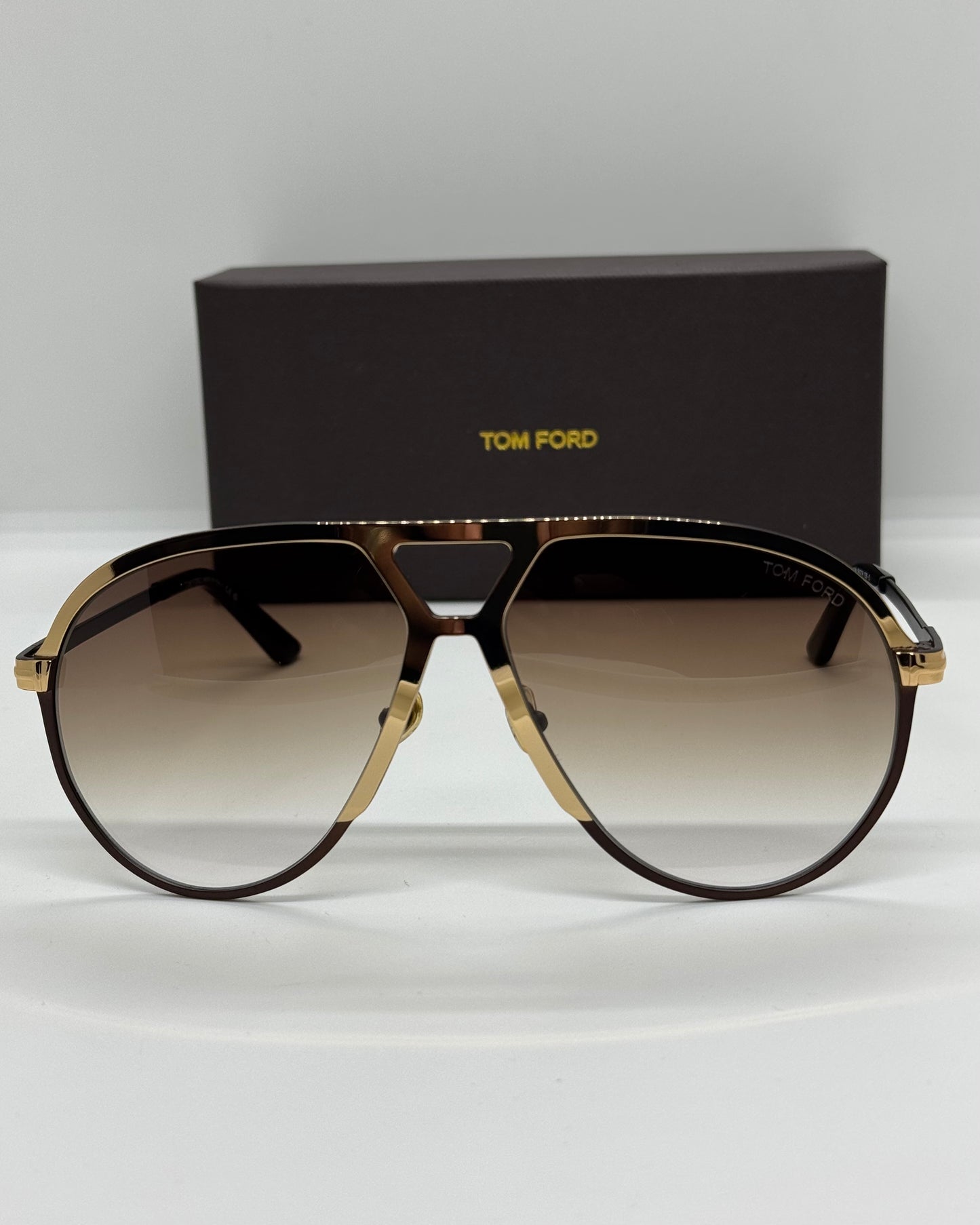 Tom Ford Xavier TF1060 Oversized Goldish Brown