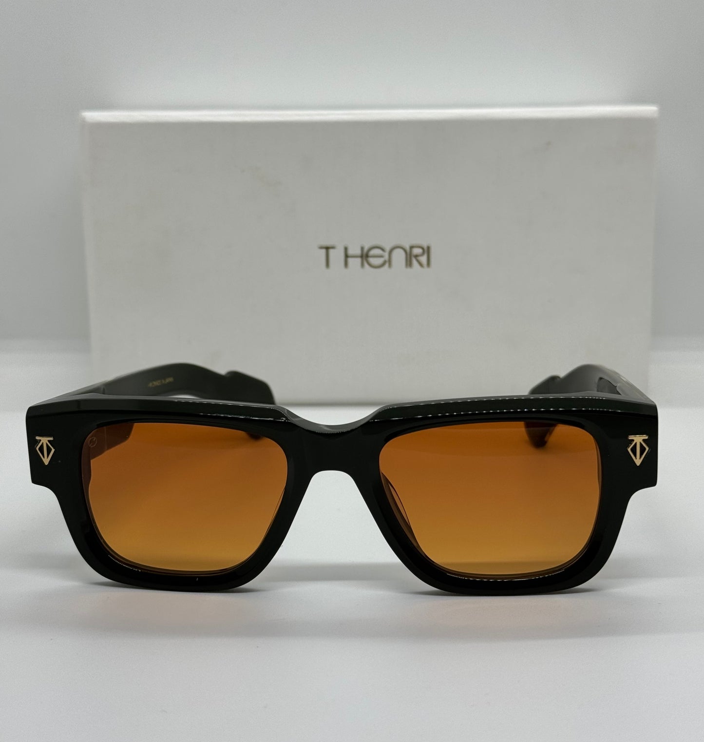 T Henri Taycan Dark green x Orange