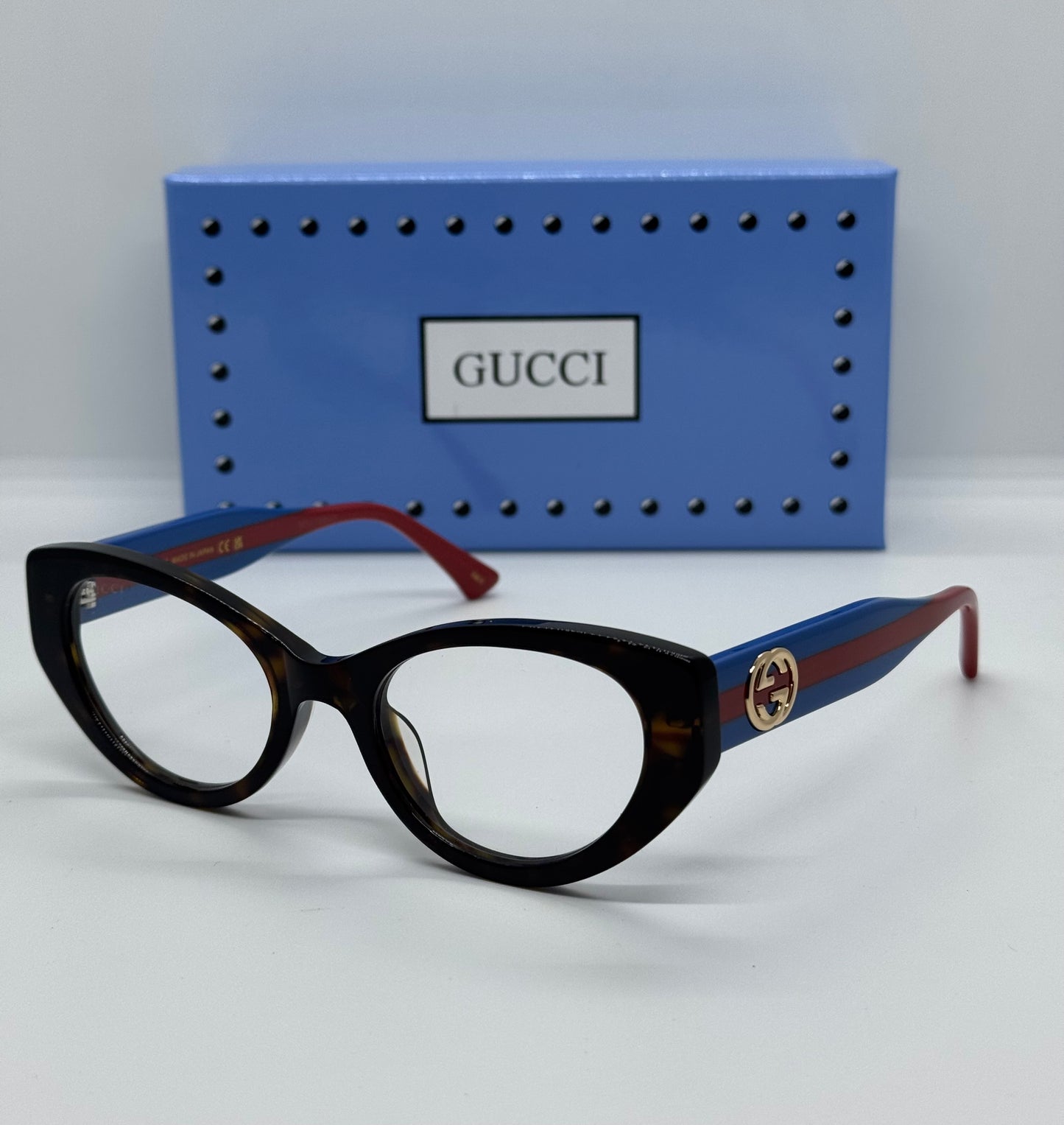 GG 1862S Cateye Tortoise x blue