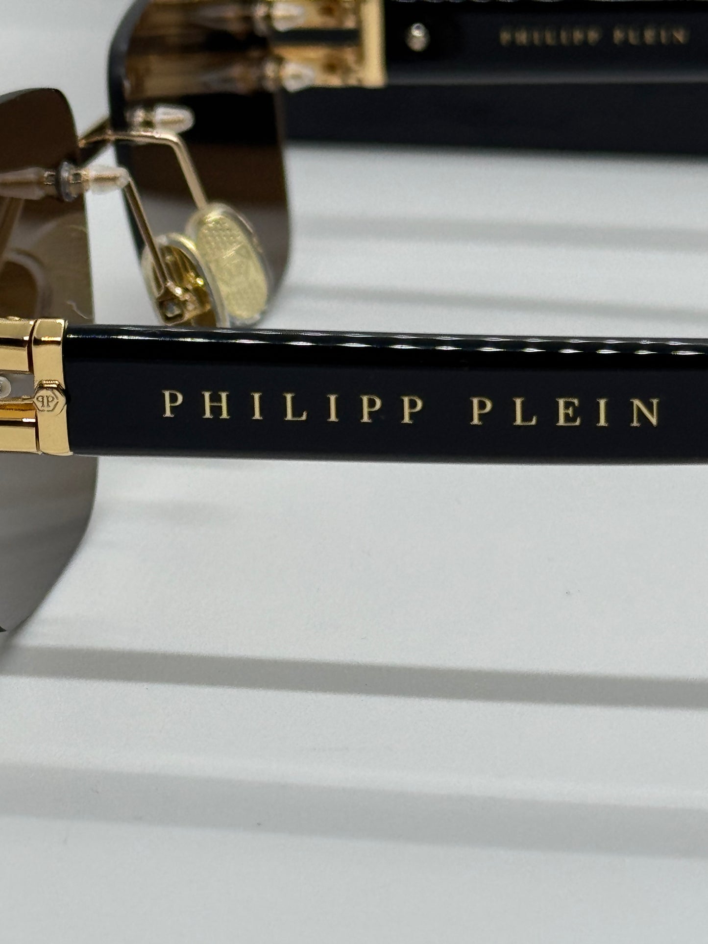 Philipp Plein Pleasure SPP086 Rimless Brown
