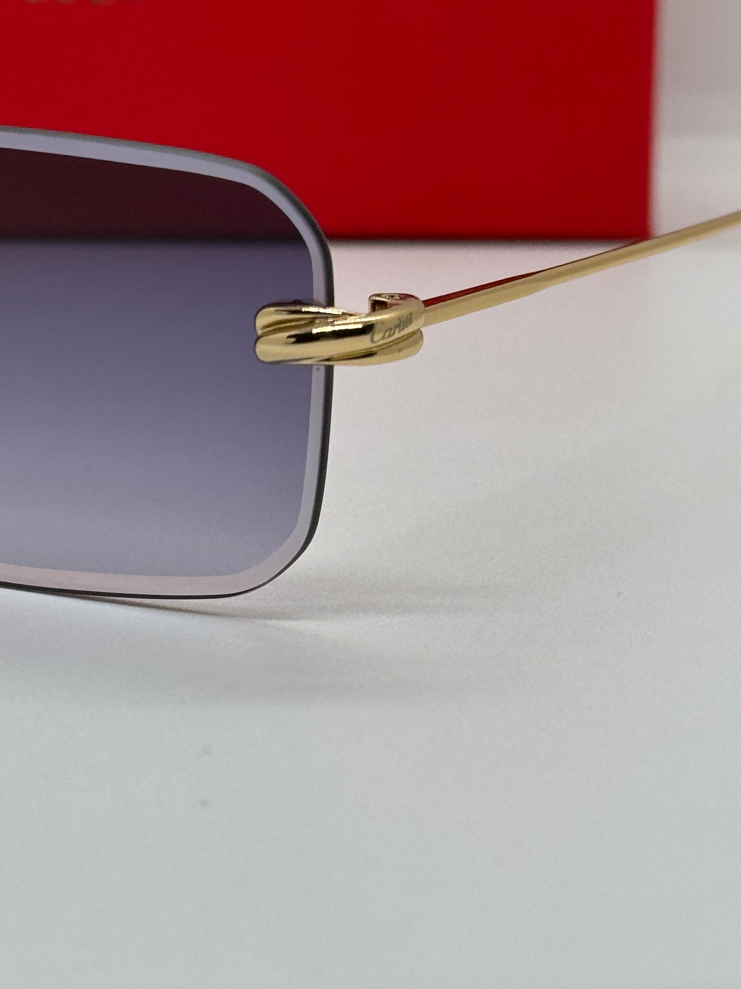 Cartier C Decor Rimless Rectangle Gradient