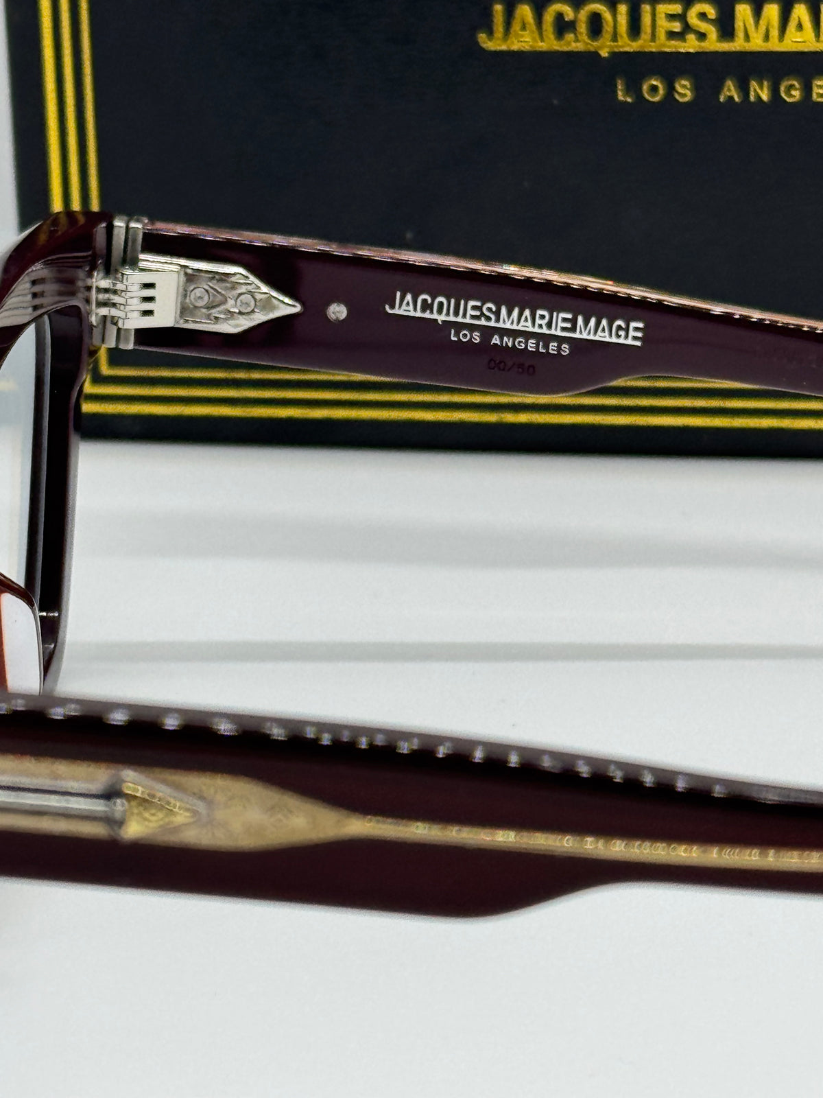 Jacques Marie Mage LARAMIE Maroon Frame