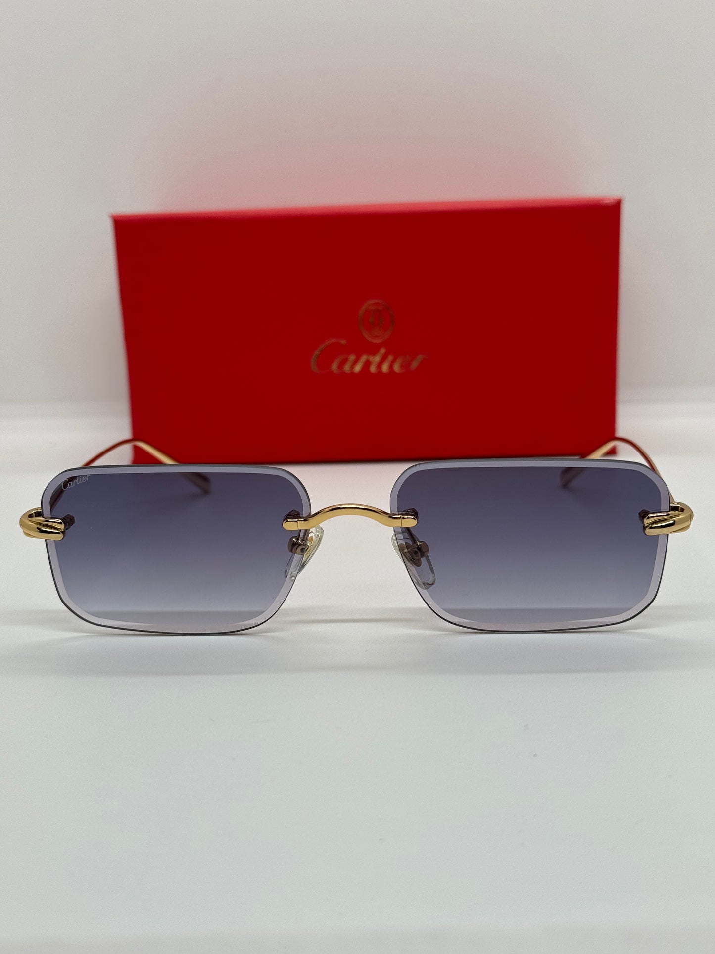 Cartier C Decor Rimless Rectangle Gradient