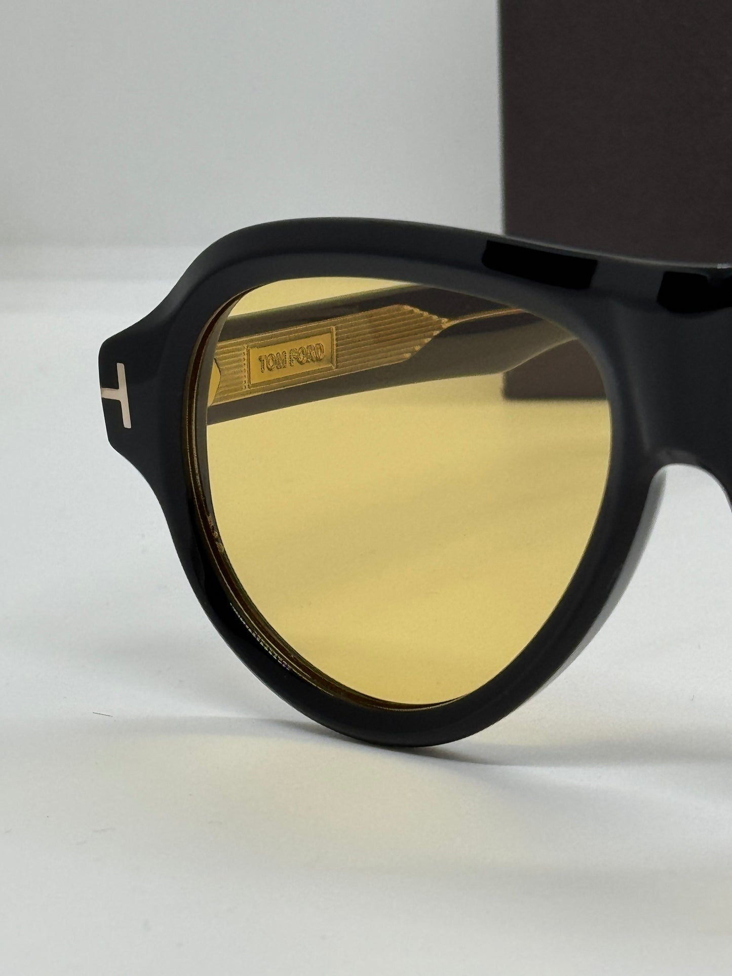 Tom Ford Icon Pilot TF1225 Yellow Zeiss Lenses