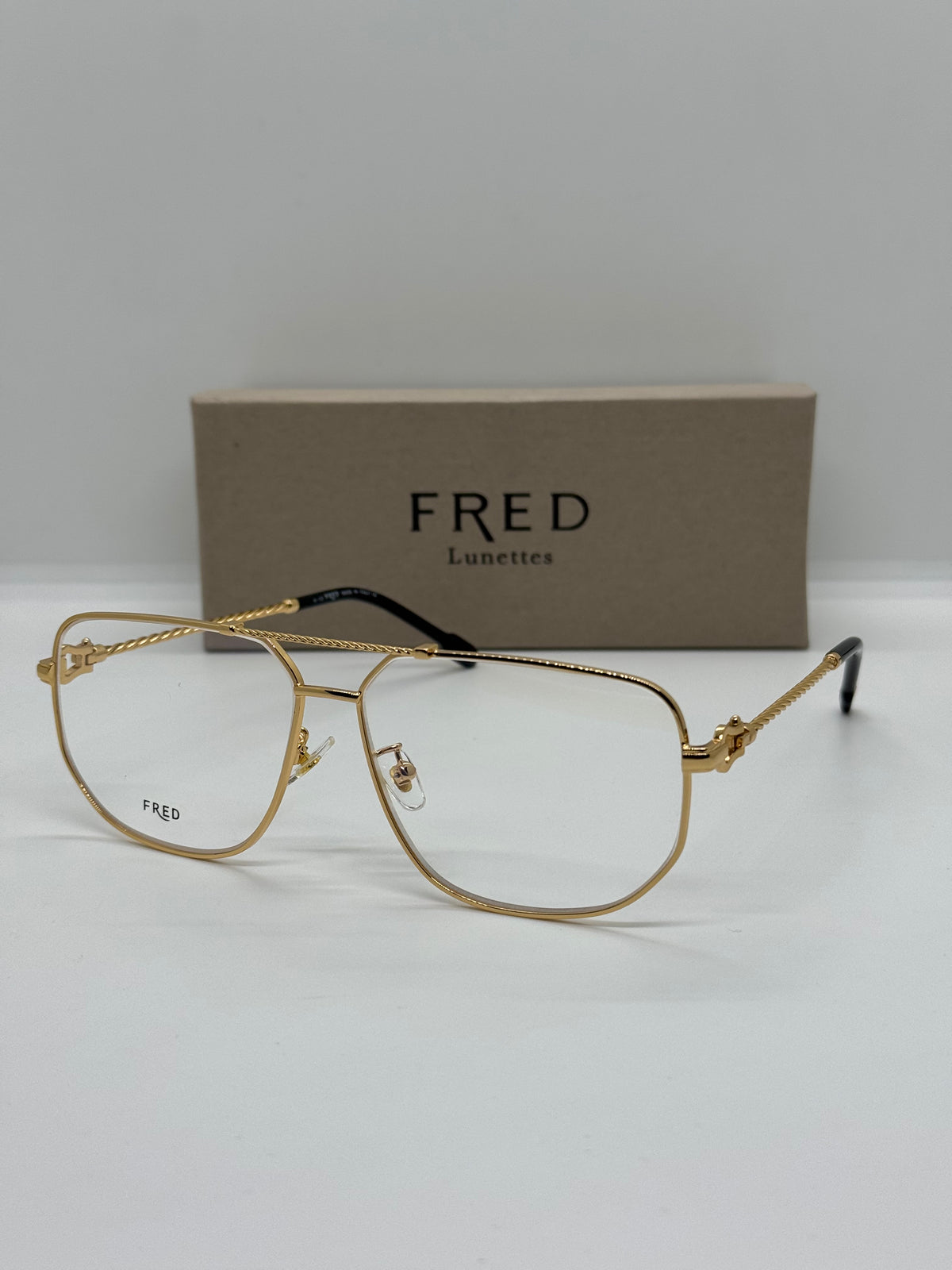 Fred Lunettes Force 10 Gold Frame
