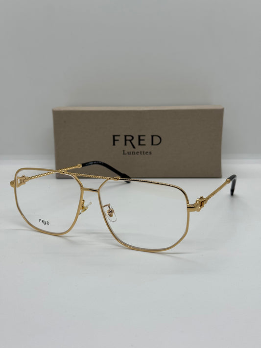 Fred Lunettes Force 10 Gold Frame