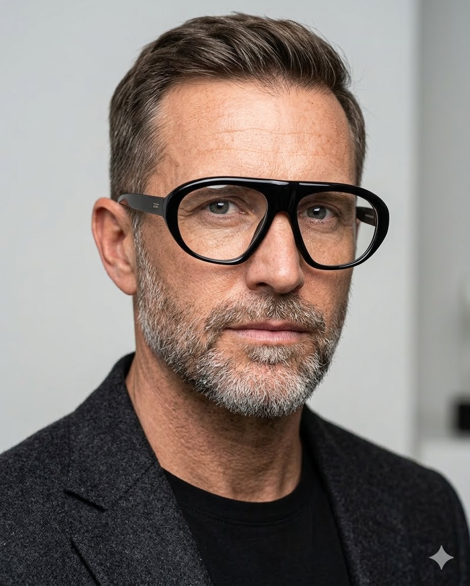 Retro Pilot Oversized Frame