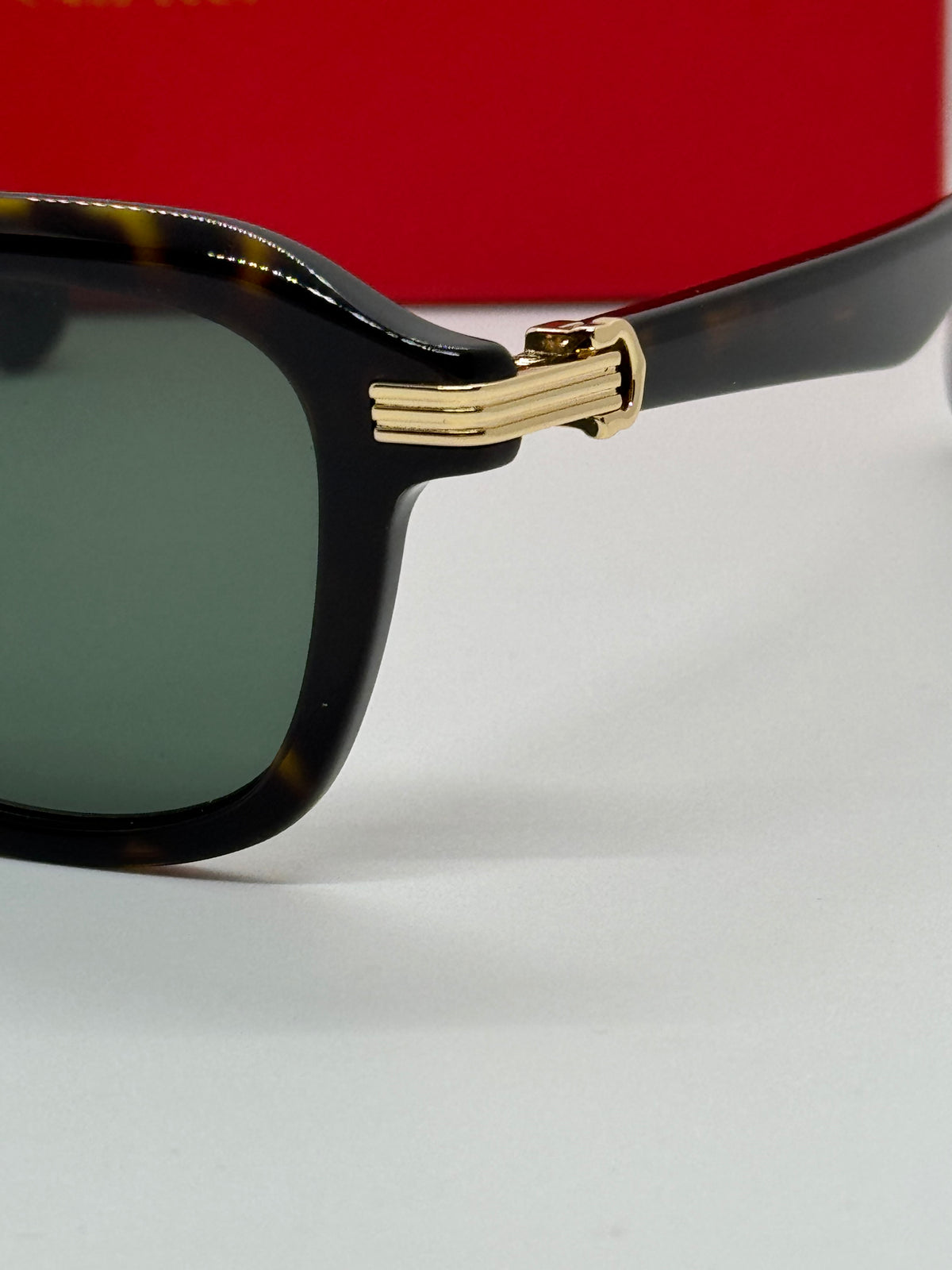 Cartier Premiere CT0536S Olive Tortoise