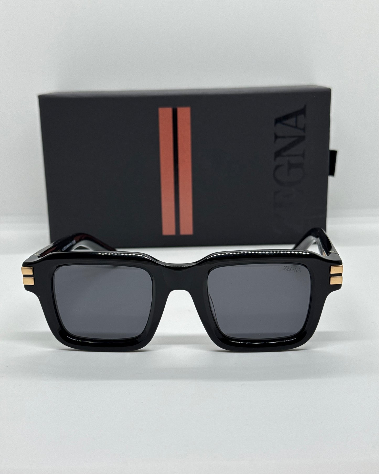 Zegna EZ0283 Black x Gold