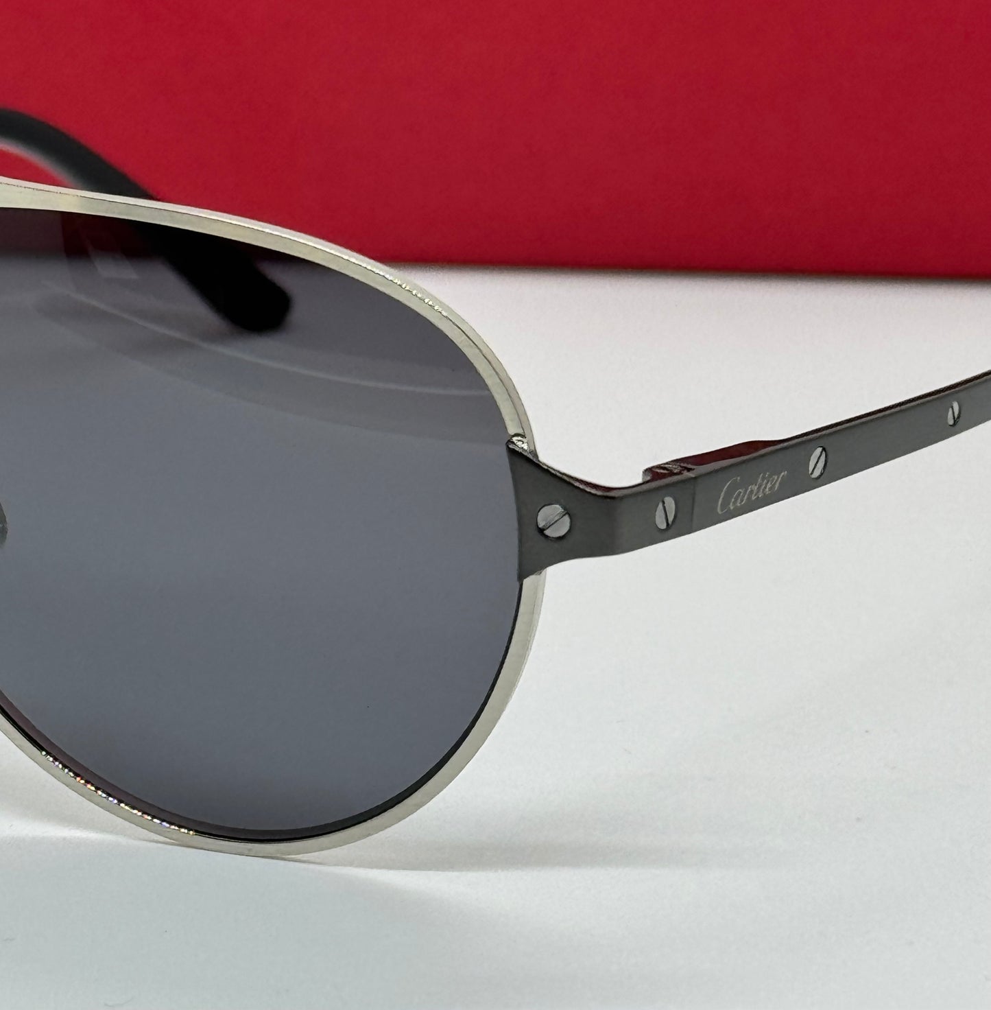 Cartier Santos Titanium CT0533S Black x Silver