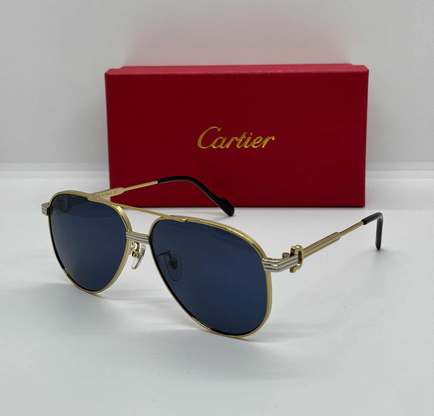 Cartier De Santos Aviator CT0639S Dark Green