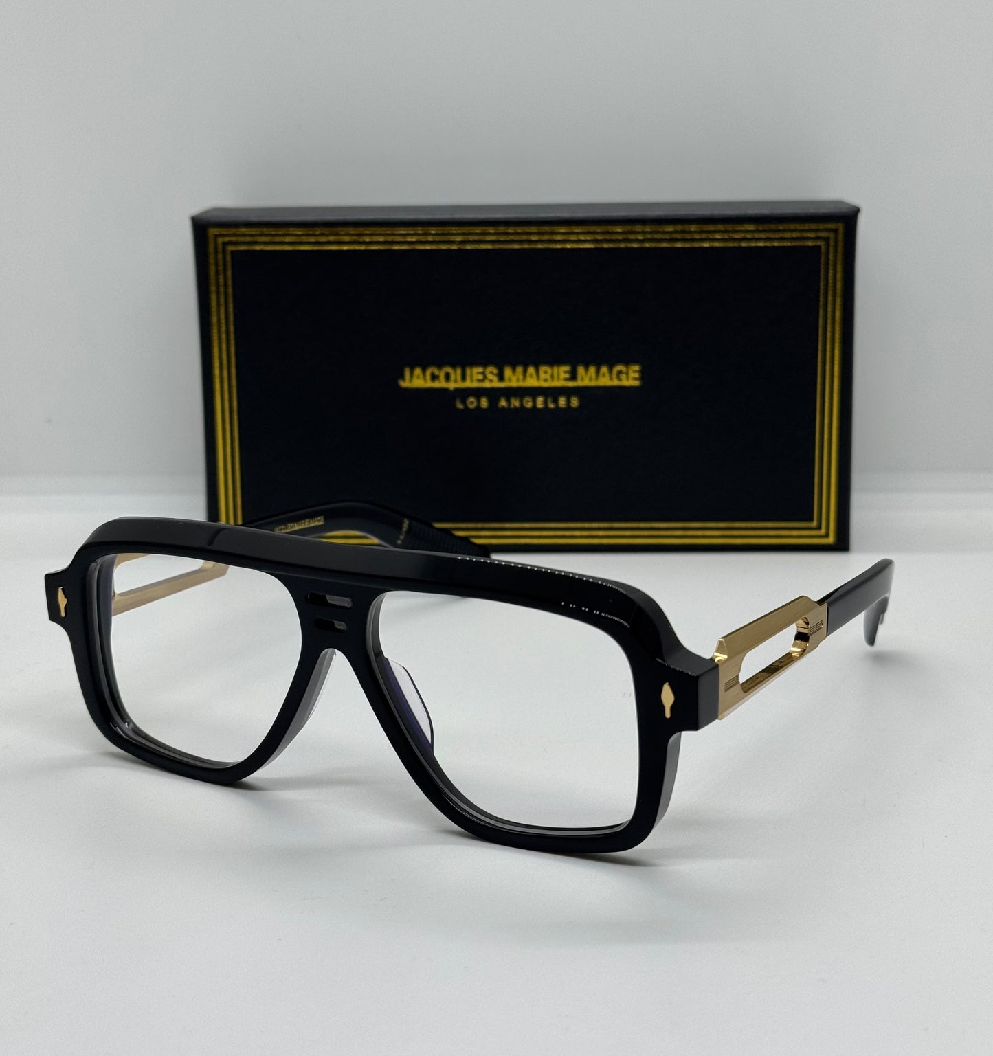 Jacques Marie Mage Fugue Black x Gold Frame
